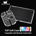 thumbnail image 2 of Switch OLED Split Crystal Soft Case - Shockproof TPU Protective Cover for Nintendo Switch OLED Console, Transparent Detachable Shell with Anti-Scratch & Drop-Resistant Design, 2 of 5