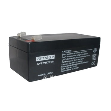 Pile 12V 3.2AH Scellée Piles de Rangement au Plomb Rechargeable pour Voiture Jouet Pompier police