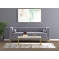 thumbnail image 1 of Safdie & Co. Coffee Table 44L Marble Gold Metal, 1 of 5