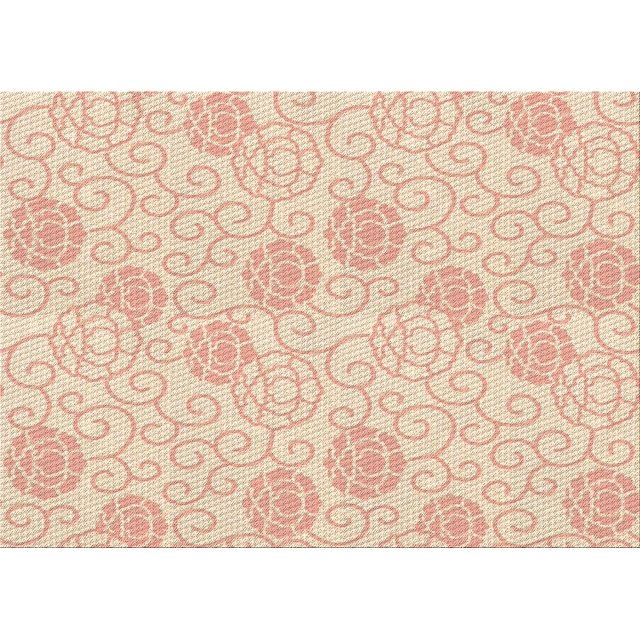 Ahgly Company Machine Washable Indoor Rectangle Transitional Vanilla Gold Area Rugs, 2' x 5'