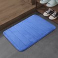 thumbnail image 5 of Boovnll Bathroom Rugs, Absorbent Thicken Non-Slip Backing Thick Velvet Floor Mat Kitchen Bathroom Foot Mat Solid Color Cotton Foot Mat 2Pc, Bath Mat, Bath Mats for Bathroom, 5 of 5