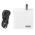 thumbnail image 2 of USB C USB A Charging Dock, PD 65W Lightweight Portable 3 Ports USB Charger Dock Safe  for Phones for Laptops, 2 of 7