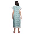 thumbnail image 4 of Moomaya Chemise de Nuit d'Allaitement à Col Rond Imprimée pour Femmes en Coton, 4 of 6