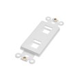 thumbnail image 2 of Monoprice D�cor Insert for Keystone 2 Hole - White  for Home Office  Install, 2 of 2
