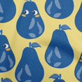thumbnail image 1 of oneOone Velvet Blue Fabric Fruits Sewing Material Print Fabric By The Yard 58 Inch Wide, 1 of 4