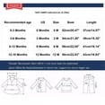thumbnail image 3 of AherBiu Vêtements pour Nouveau-Né Fille Col Ras du Cou Manches Longues Vêtements pour Bébé Justaucorps Automne Barboteuses Tenues, 3 of 5