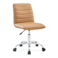 thumbnail image 2 of Modway Ripple Modern Armless Mid Back Office Chair, Tan, 2 of 10