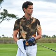 thumbnail image 3 of Lsque Koi Fish Tranquility Pattern Golf Shirts for Men Dry Fit Print Moisture Wicking Performance Short Sleeve Polo Shirt-X-Large, 3 of 6