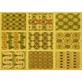 thumbnail image 1 of Ahgly Tapis Rectangulaire Lavable en Machine Intérieur Transitionnel Bisque Brun Foncé, 2 Pieds x 4 Pieds, 1 of 7