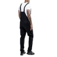 thumbnail image 2 of Honganda Men?s Bib Overalls Casual Solid Color Jumpsuit Jeans Suspender Pants, 2 of 7