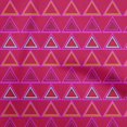 thumbnail image 1 of oneOone Cotton Cambric Pink Fabric Geometric Craft Projects Decor Fabric Printed By The Yard 42 Inch Wide, 1 of 4