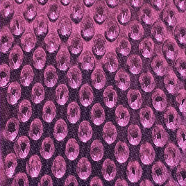 Ahgly Tapis d'Intérieur Lavable en Machine Carré Transitionnel Rose Néon, 5 Pieds Carré