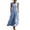 Light Blue, variant on CHUMUD Summer Linen Blend Dresses for Women Round Neck Sleeveless Maxi Dress, Casual Loose Fit Dress with Pockets, Flowy Swing Dress
