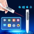 thumbnail image 4 of Wireless Presenter, 2.4GHz Wireless Presenter Remote Control, PowerPoint Presentation Pen for Remote Control, PPT Red Pointer Remote Control for PPT/Windows XP/7/8/10/Mac OS/Linux, 4 of 6