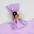 thumbnail image 3 of Ketyyh-chn99 Robe de Demoiselle d'Honneur Robe de Plage Sans Manches à Imprimé Floral Princess Girls Robe Courte Décontractée à Manches Longues Violet, 4-5 Ans, 3 of 5
