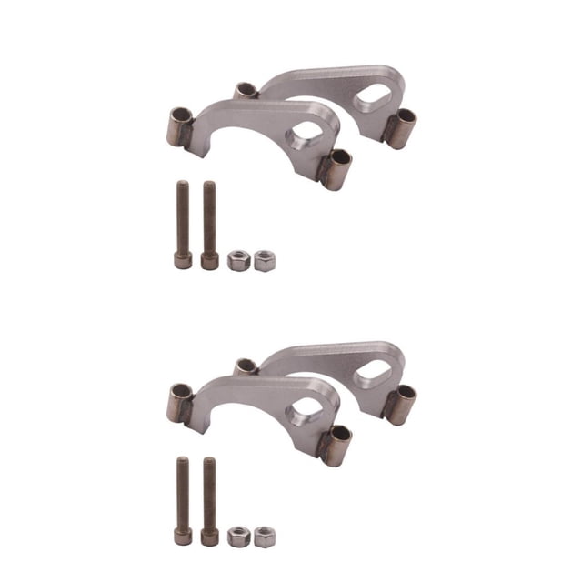 Youkk Car s Performance 5 inch Mild Steel Exhaust Split Flange Flat Oval Replacement Style A 2Set