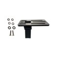 thumbnail image 3 of Exposed Racks Accessoire de Montage pour Rack de Toit 8-00-9872 pour Utilisation avec Barres Croisées Exposées; Support Universel; 2.6 Pouces X 4.5 Pouces; avec Trous de Boulon 1/4 Pouce; Supports Parallèles; Noir, 3 of 10