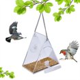 thumbnail image 2 of Baohd Mangeoire pour Animaux Triangulaire avec Ventouse, Récipient Alimentaire en Acrylique Transparent, 2 of 8