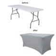 thumbnail image 5 of Elastic Tablecloth Decorative Close-fitted Unique Banquet Rectangular Table Cover, 5 of 5