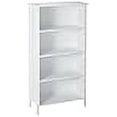 thumbnail image 3 of Kings Brand Furniture White Finish Wood 4-Shelf Bookcase, 3 of 4