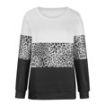 thumbnail image 3 of T-shirts pour Femmes Mode Imprimé Manches Longues Confortable Respirant Col Rond Chandail en Molleton Manches Longues T-Shirts pour Femmes, 3 of 6
