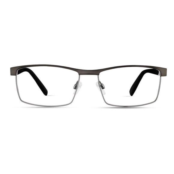 Phat Farm Lunettes De Vue Pour Hommes, Hv706, Argent, 57-17-145