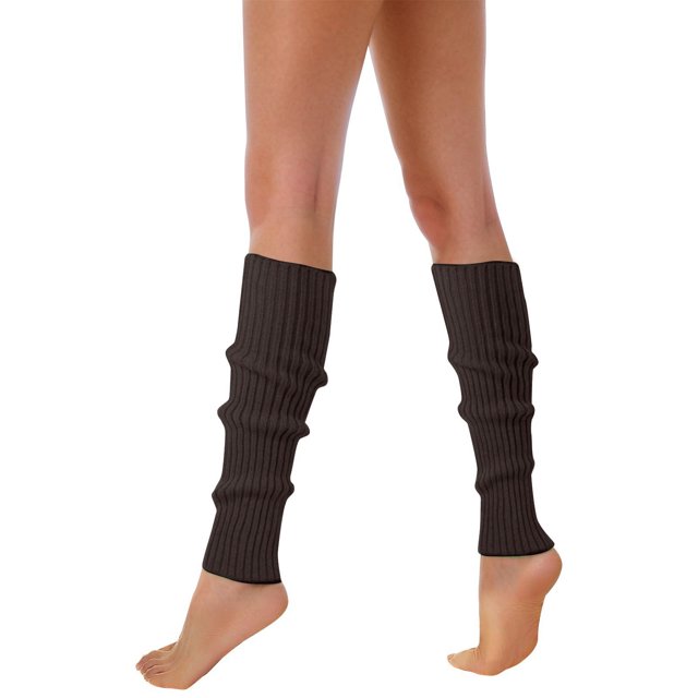 Kcodviy 80S 90S Leg Warmers Thermal Socks for Men for Women Neon Ribbed Mens Socks Compression Leg Socks Stylish Accessories Fun Socks for Women Colorful Fluorescent Wool Knitted Sock Sleeves