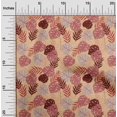 thumbnail image 2 of oneOone Rayon Light Peach Fabric Tropical Craft Projects Decor Fabric Printed By The Yard 56 Inch Wide, 2 of 5