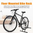 thumbnail image 2 of Bike Stand Floor Bike Rack Garage Bicycle Stands for Storage Indoor/Outdoor, Front and Rear Wheel Parking Rack Stand Per, 2 of 9