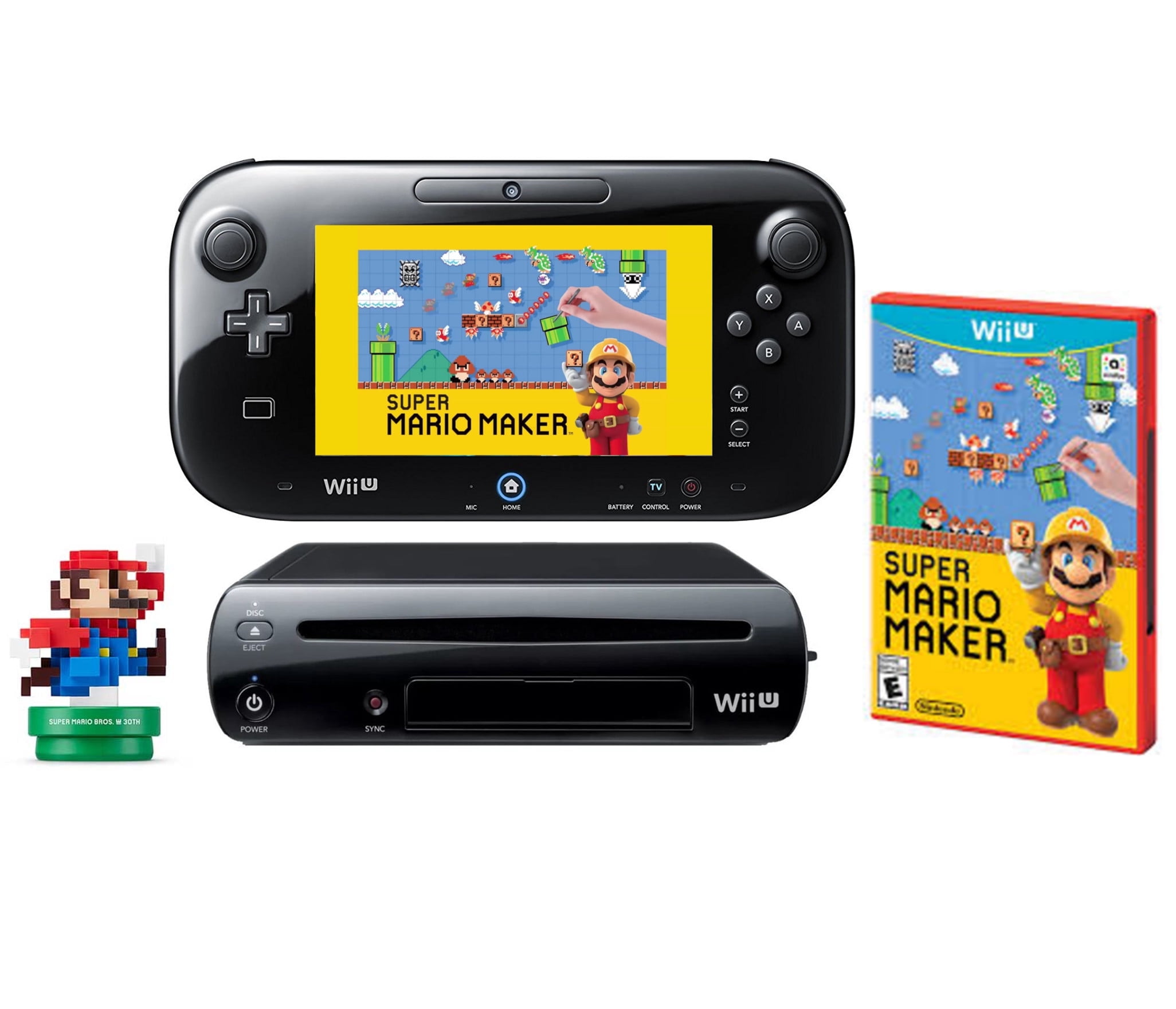 Nintendo Switch Wii U Super Mario Maker Set 32GB Restored Nintendo Wii U WiiU Super Mario Maker Console Deluxe Set