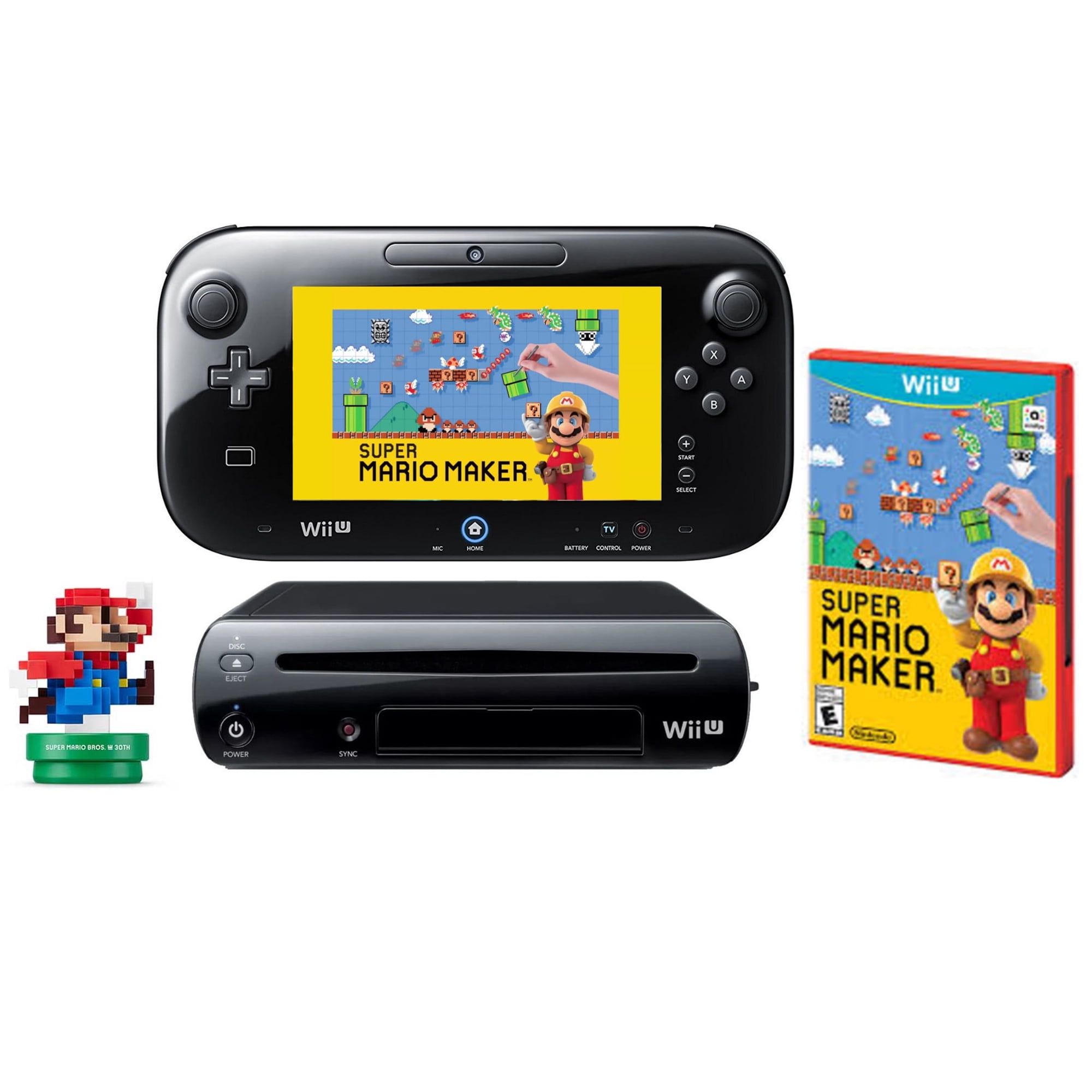 Restored Nintendo Wii U WiiU Super Mario Maker Console Deluxe Set