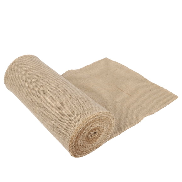 Jute Burlap Roll, Burlap Roll Fabric, Won'T Fall Apart Craft Supplies Reusable Hand-Made Supplies For Clothing Home Textiles