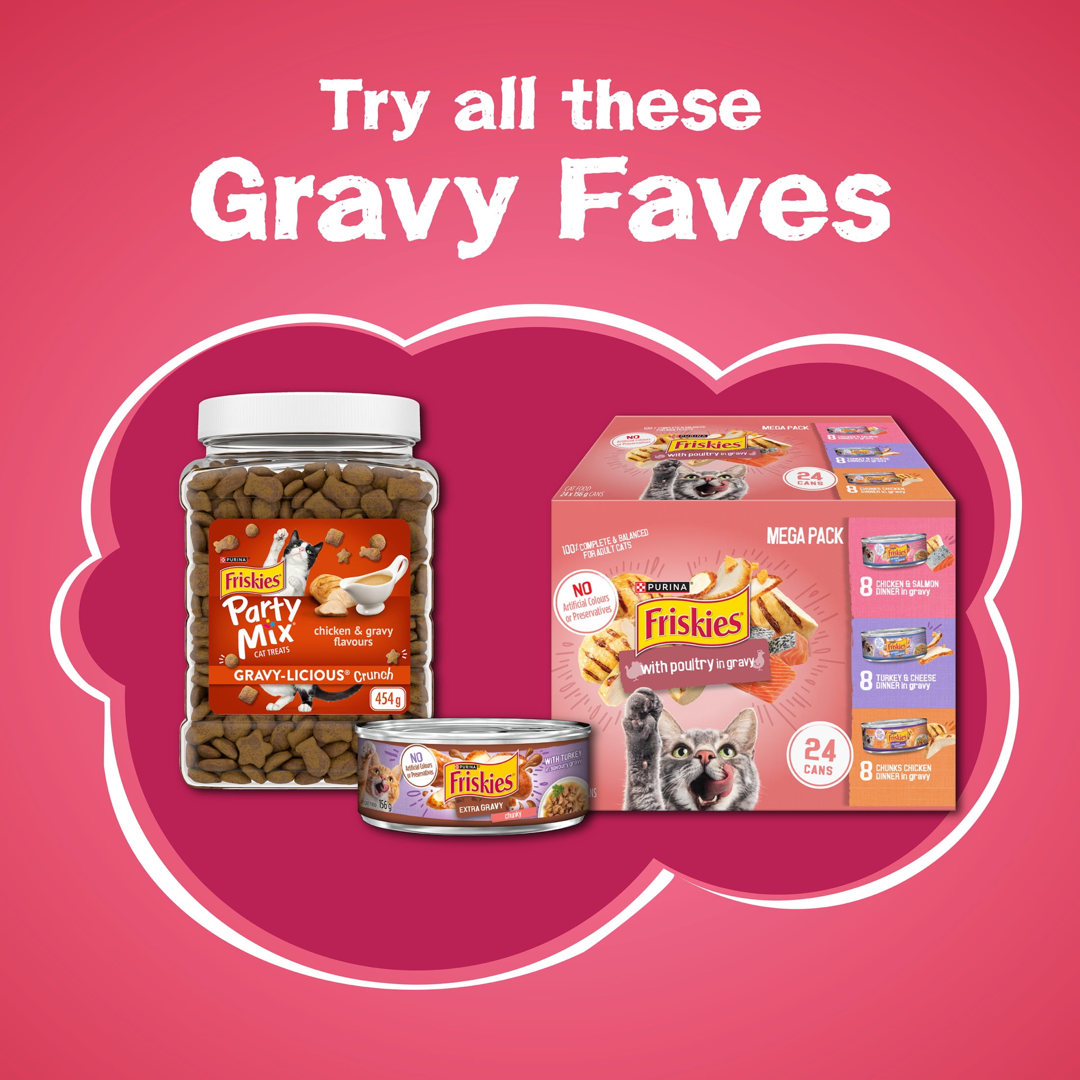Friskies Gravy Swirlers, Dry Cat Food 7.26kg