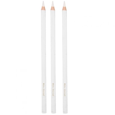 White Sketching Pencil,3Pcs White Charcoal Pencil White Charcoal Pencil Stationery Performance Driven