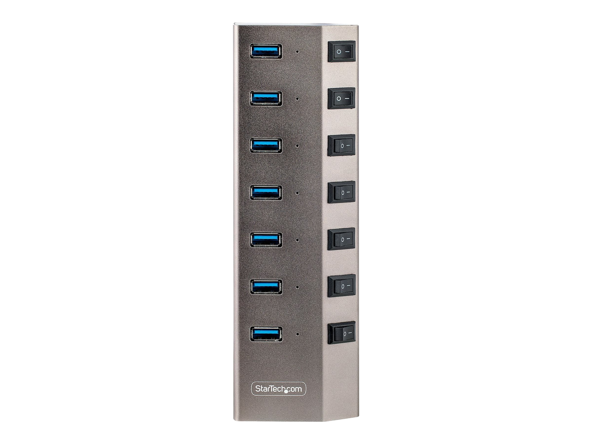 StarTech 5G7AIBS-USB-HUB-NA 7 Port USB Hub with On-Off Switches