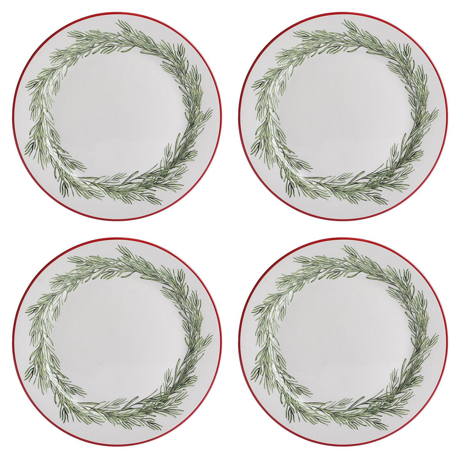 Holiday Time Assiette de 27.9 cm, Ensemble de 4