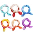 thumbnail image 1 of Square Scarf Set Floral Smooth Fashion Neckerchief Scarf Neck Scarf for Women, 1 of 10