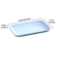 thumbnail image 3 of Rectangular Salad Plates Rectangular Plastic Plates Large Plates Hot Pot Barbecue Plastic Sausage Plates Fruit Plates BBQ Party Decorations, 3 of 7