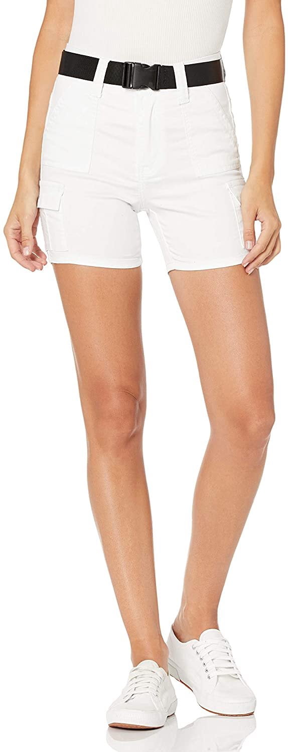 Shorts Denim Jeans Acid Washed White Active Wear for Summer Juniors Size 15