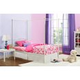 thumbnail image 3 of DHP White Twin Canopy Bed, 3 of 4