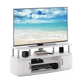 thumbnail image 4 of Pemberly Row Large Entertainment Center Hold up to 55-IN Stainless Steel Tubes, 4 of 6