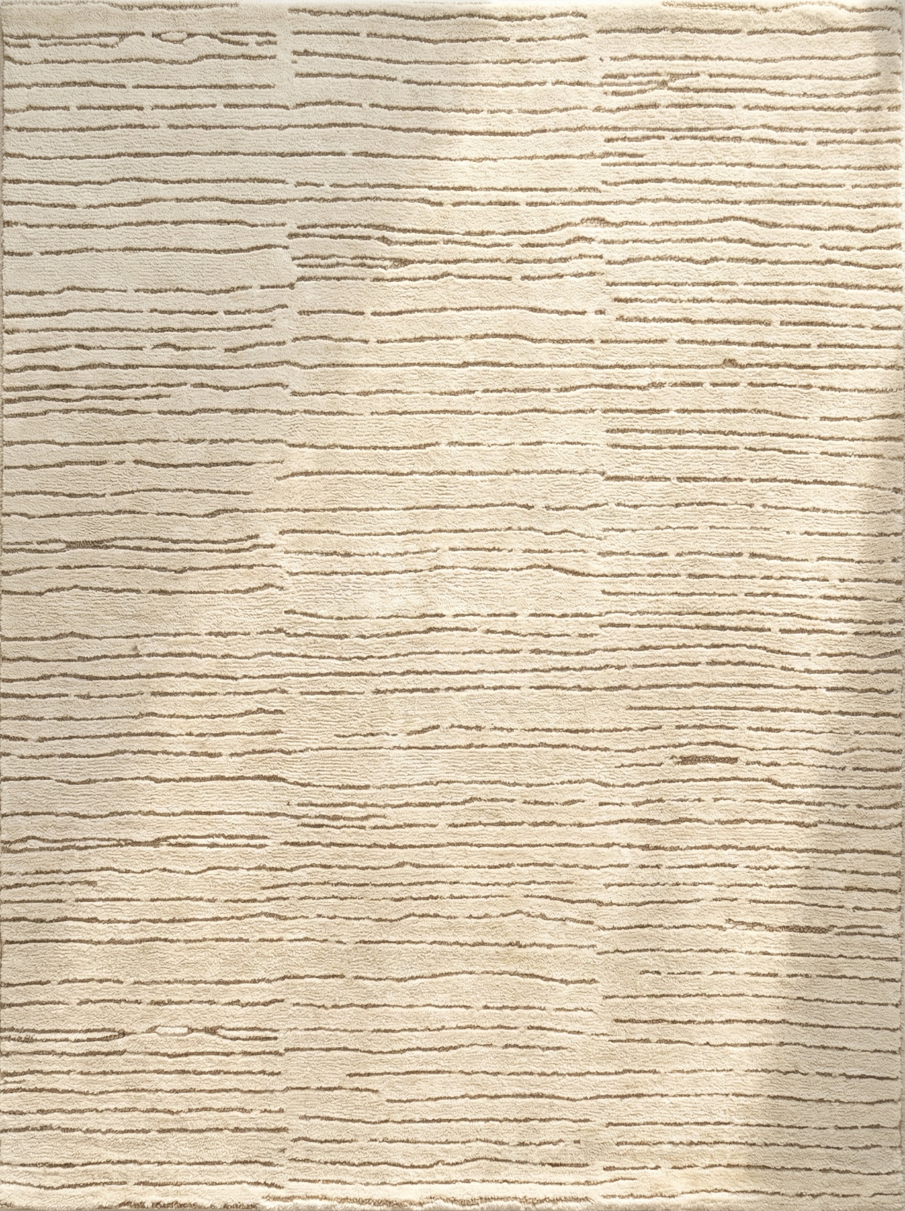 Rug Branch Tapis d'intérieur touffeté à la main moderne bohème gris beige Maya