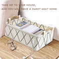 thumbnail image 1 of Closet Organizer With Handle Cloth Foldable Storage Cloth Containers For Shelves Nursery Home Kids Basement Storage Clear Storage Bags for Clothes Linen Organizers And Storage, 1 of 3