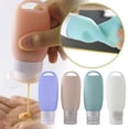 thumbnail image 3 of Bouteille Distributrice de Voyage en Silicone Suspendable avec Trou, Sangle de Voyage Extérieure, Bouteille de Lotion Étanche, Bouteille de Rangement pour Cosmétiques à la Maison et Shampoing, Fournitures de Voyage, Bouteille Distributrice, 3 of 3