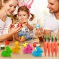 thumbnail image 4 of TIMIFIS Storage Rack, 2.95 Inch Easter Carrot Hanging Ornaments Artificial Easter Foam Glitter Carrots 10Pcs Easter Decorations for Home, 4 of 4