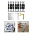thumbnail image 3 of Xuanheng 21 Pcs High-Quality Iron Cassette Screws Support Rod , Adjustable for Wall Mount Switch Box Junction Box Socket 86 Round, 3 of 8