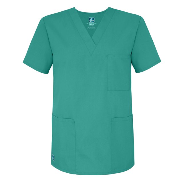 Adar Universal Unisex V-Neck Tunic 3 Pocket Scrub Top (Available in 39 Colors)