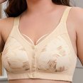 thumbnail image 2 of Posijego Plus Size Everyday Bra for Women Wireless Front Closure Bra Full Coverage Push-Up Support Bras, 2 of 7