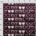 thumbnail image 2 of oneOone Polyester Lycra Chocolate Brown Fabric Goggles Fashion Craft Projects Decor Fabric Printed By The Yard 56 Inch Wide, 2 of 4