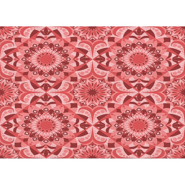 Ahgly Company Tapis Rectangulaire Lavable en Machine Intérieur Transitionnel Rose Corail Clair, 8 Pieds x 10 Pieds